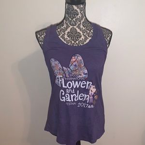 2017 Flower & Garden Disney Purple Tank Top Large